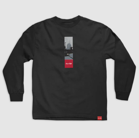 Chocolate Return to Chocolate City LS Tee Black.png