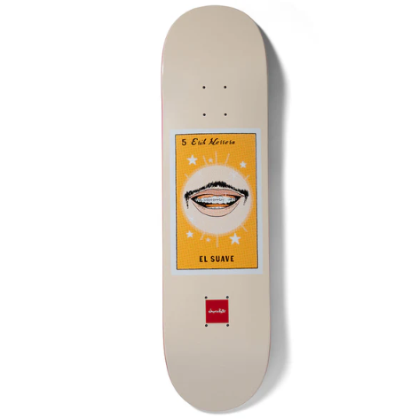 Chocolate Skateboard Deck Loteria Card El Suave Erik Herrera .png