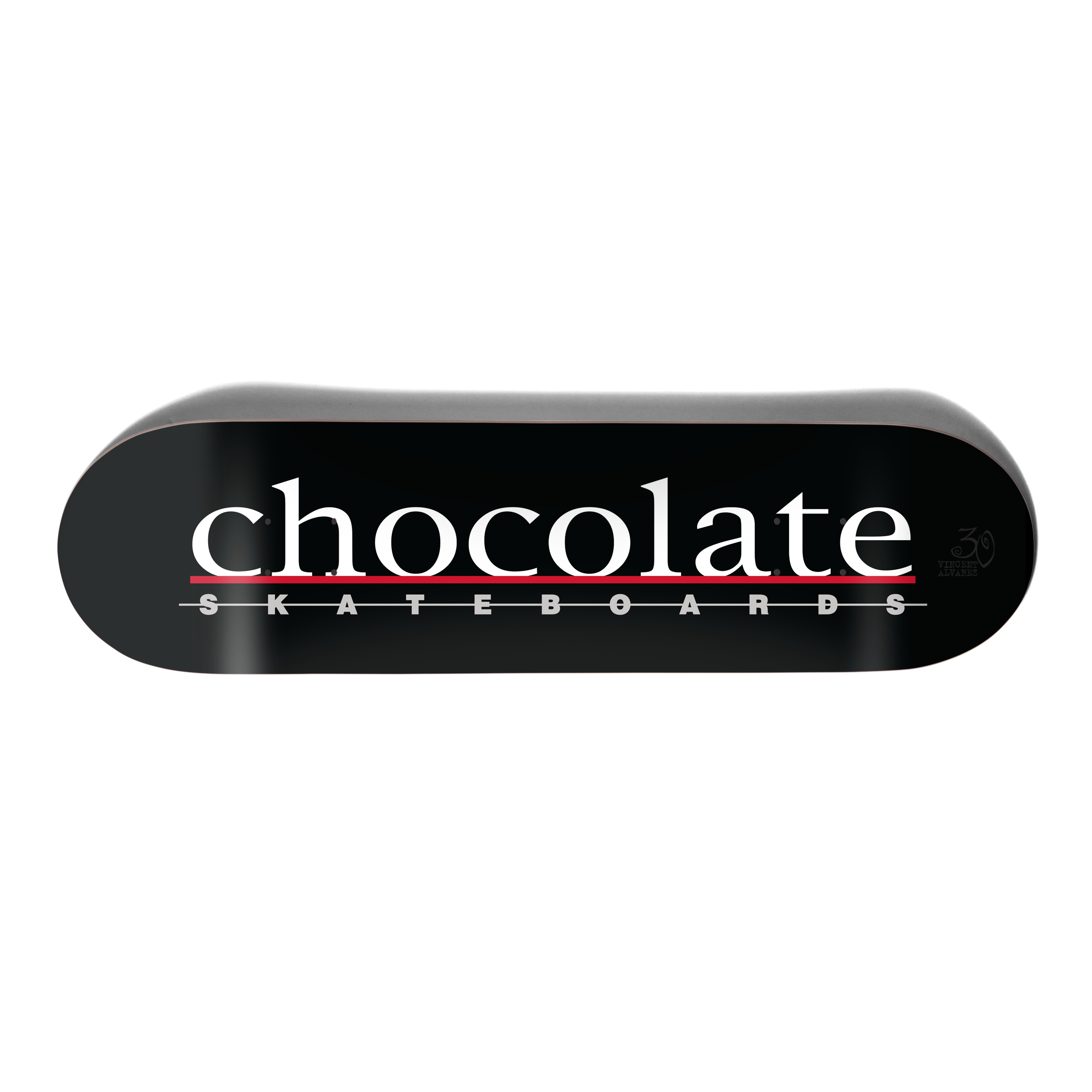 Chocolate Skateboard Deck The Bar Logo Vincent Alvarez.png