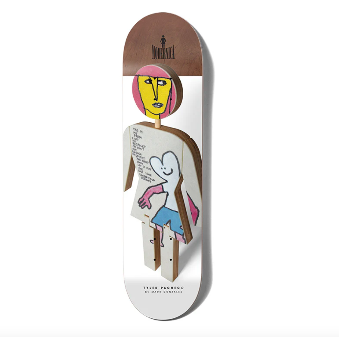 Girl Skateboard Deck Modernica x Mark Gonzales Tyler Pacheco.png