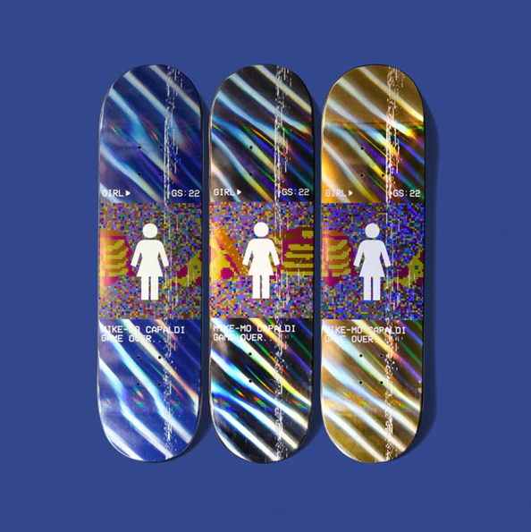 Girl_Skateboard_Deck_Game_Over_One_Off_Mike_Mo_8.25__all