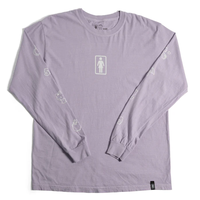 Girl x Hello Kitty 50th Sleeve LS Tee Lavender.png