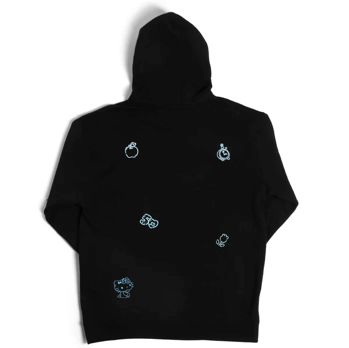 Girl x Hello Kitty 50th All Over Hoodie Black BACK.png