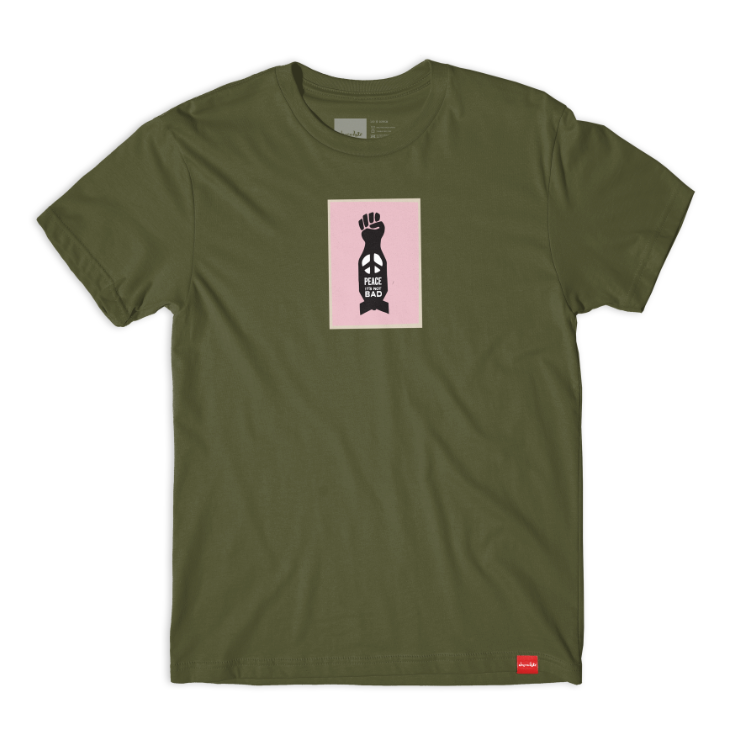 Chocolate Peace Not Bad Tee Army W44.png