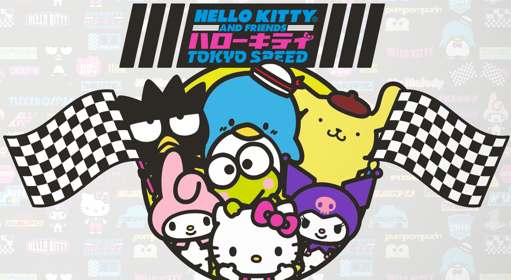 Girl Skateboard Deck Hello Kitty and Friends Sanrio Tokyo Speed.png