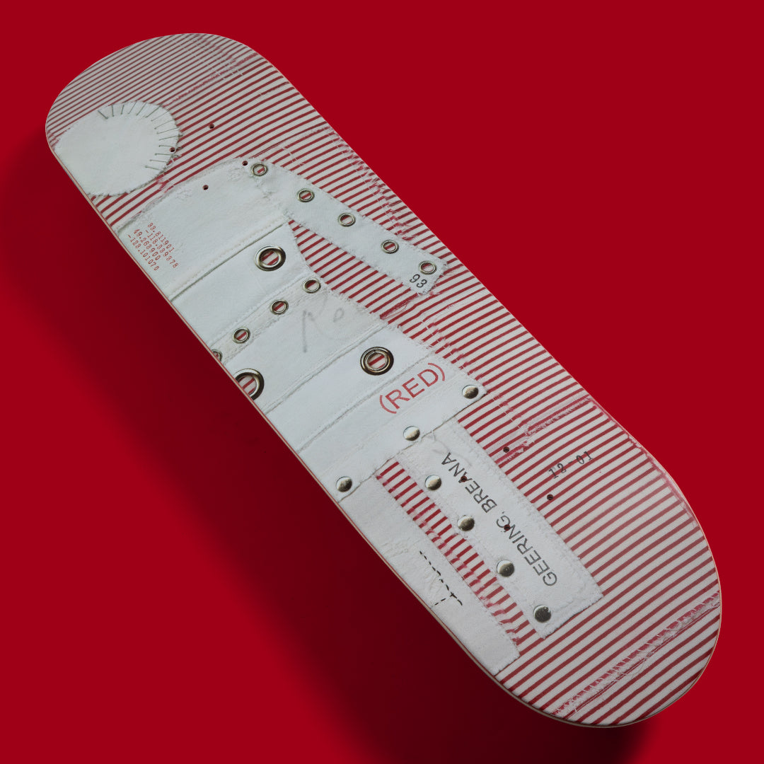 Girl Skateboard Deck (RED) Stripe Breana Geering.jpg