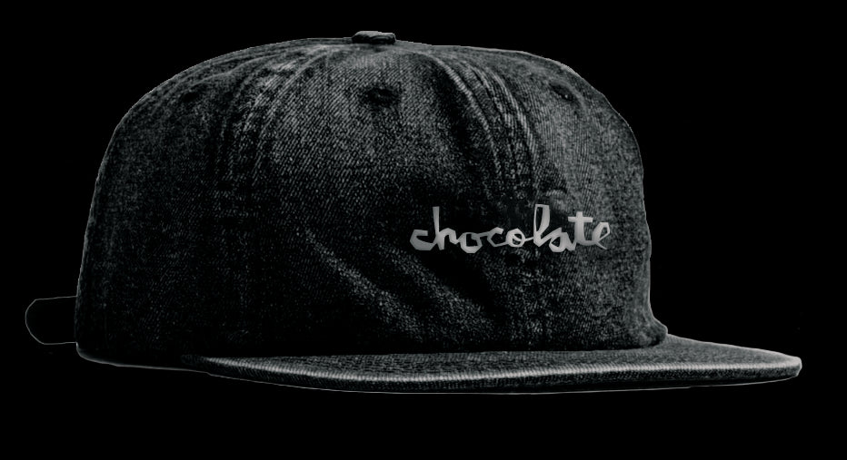Chocolate 6-Panel Denim Hat Black.jpg