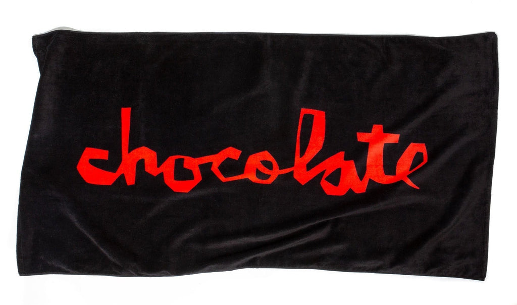 Chocolate Chunk Beach Towel Black.jpg