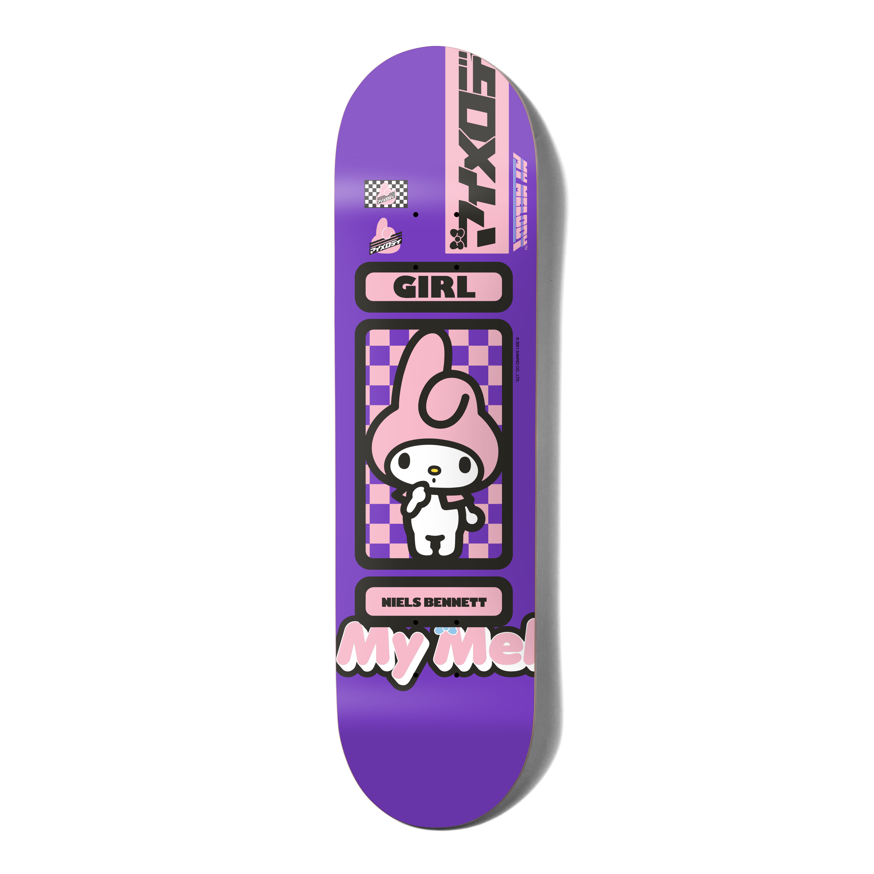 Girl Deck Hello Kitty Sanrio Tokyo Speed Niels Bennett 8.125