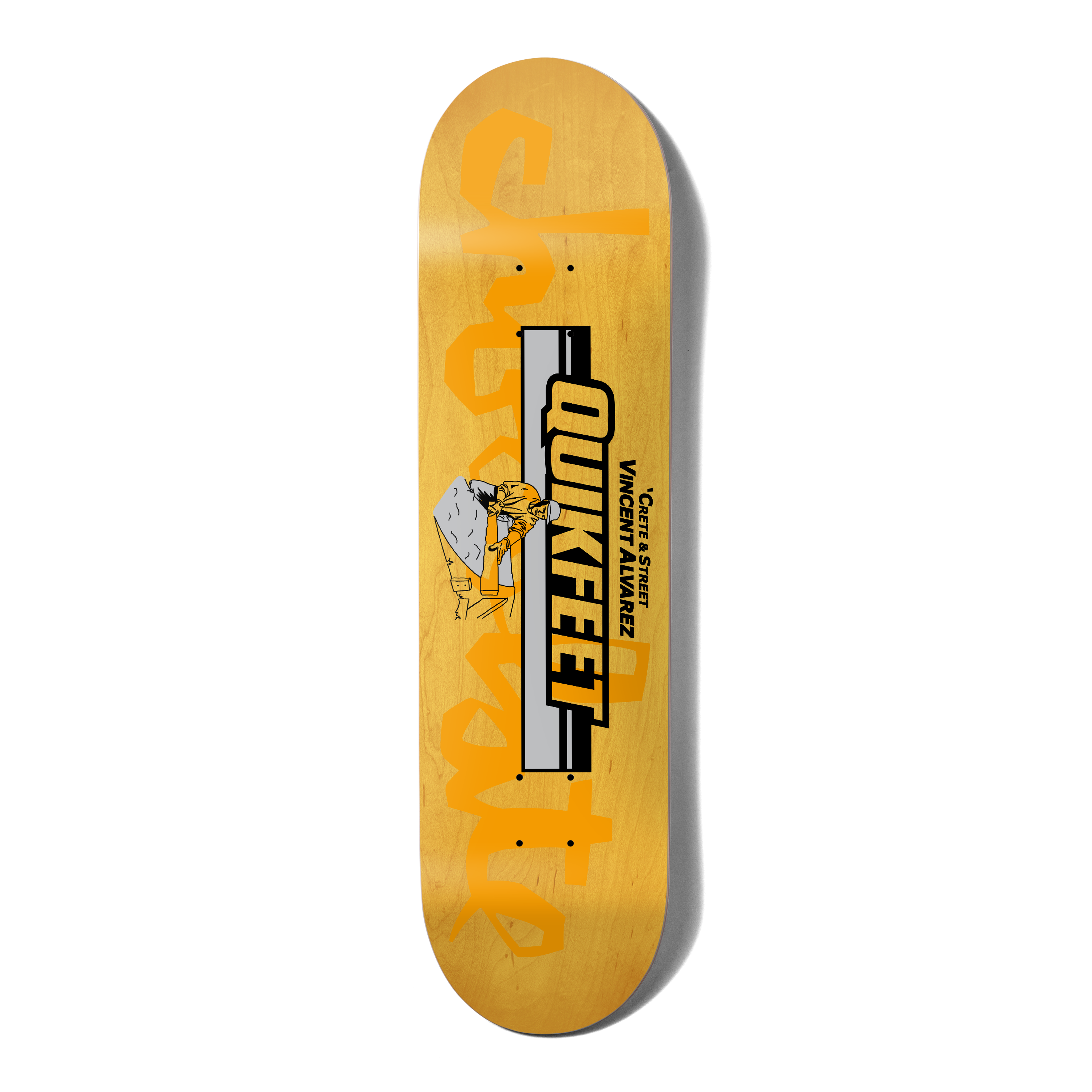 Chocolate Skateboard Deck Quikfeet Vincent Alvarez 8.25- Street
