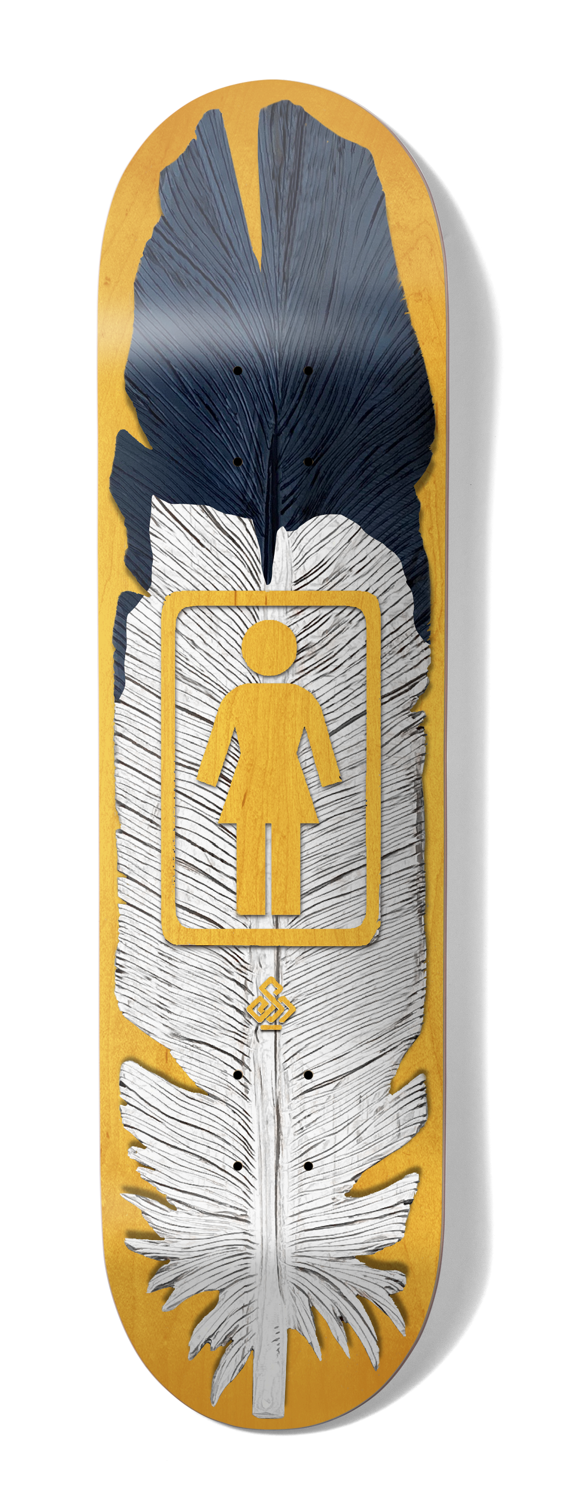 【GIRL】 THE FEATHER BOARD KENNEDY 8.375 Girl Skateboard Deck Saiz Feather Cory Kennedy 8.375