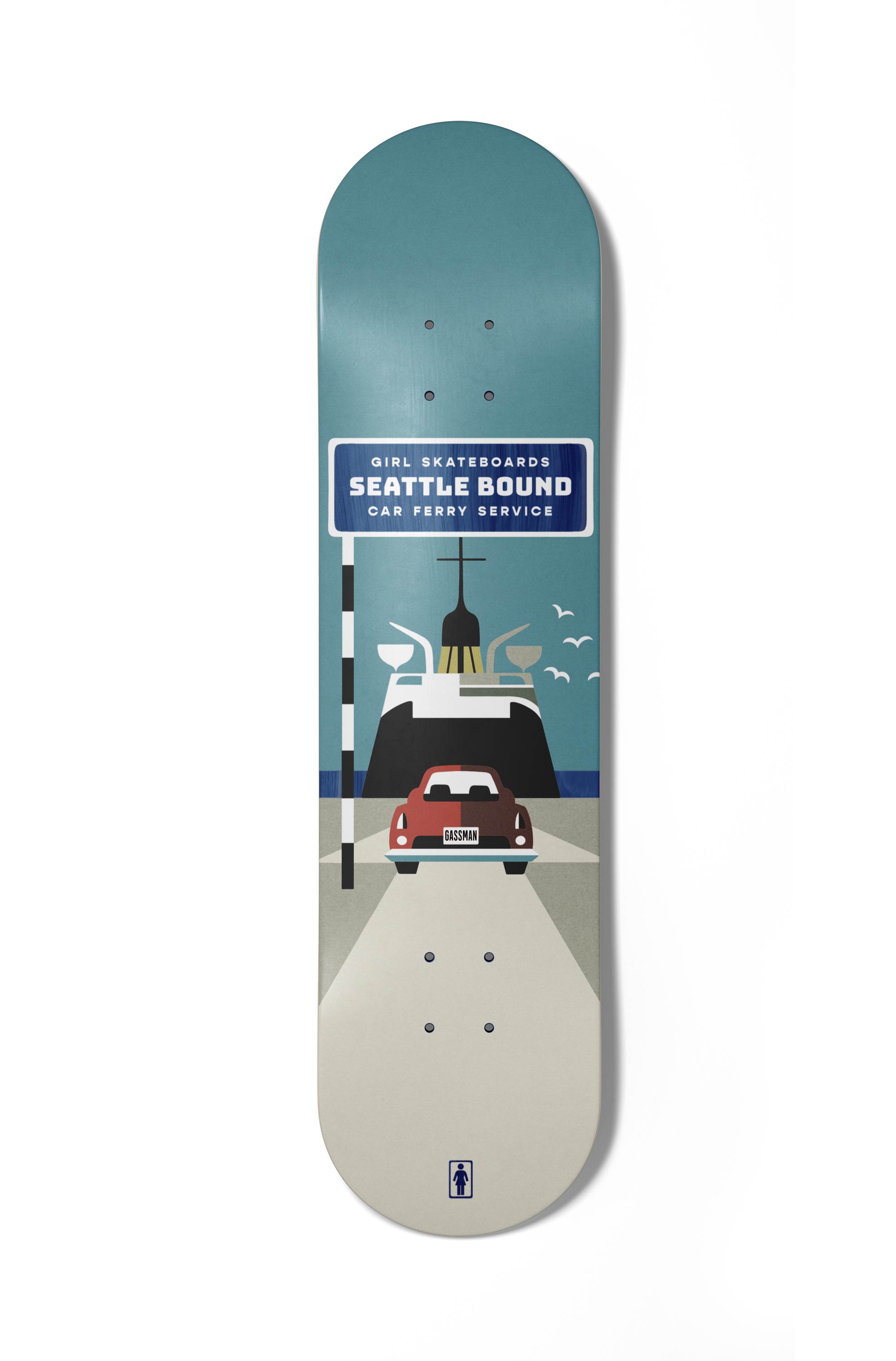 Girl Skateboard Deck Seattle Griffin Gass 8 - Stylish Ride