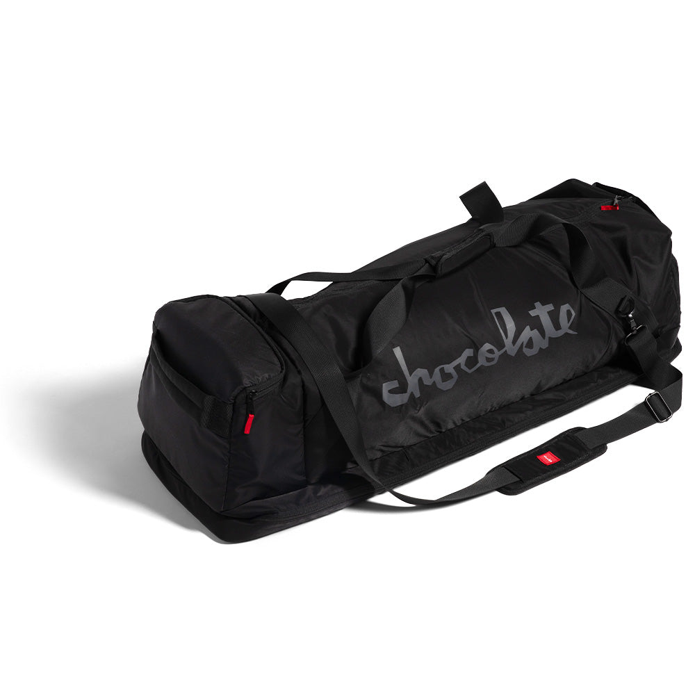 Chocolate Skate Travel Duffle Bag Black: Spacious & Functional
