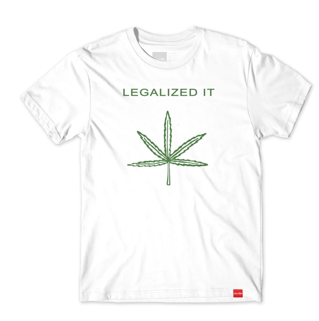 Chocolate Legalized It Tee White.png